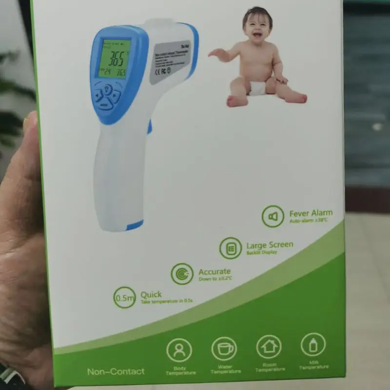 Non Contact Forehead Thermometer Body Temperature Thermometer Quick Temp Test P31B
Non Contact Forehead Thermometer Body Temperature Thermometer Quick Temp Test P31B