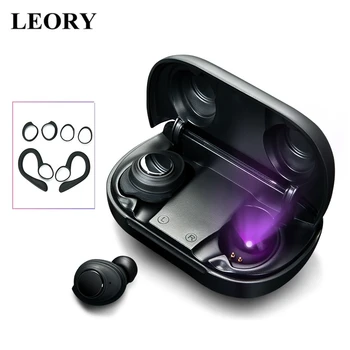 LEORY X9 TWS Wireless bluetooth 5.0 Earphone Smart Touch HD Call Type-C Fast Charge Waterproof Headset with UV Germicidal Lamp
LEORY X9 TWS Wireless bluetooth 5.0 Earphone Smart Touch HD Call Type-C Fast Charge Waterproof Headset with UV Germicidal Lamp
