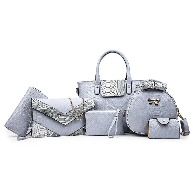 2019 New Style Six Pieces Set Different Size Bags Snakeskin Europe And America Fashion Hand Shoulder Women's Big Bag
2019 New Style Six Pieces Set Different Size Bags Snakeskin Europe And America Fashion Hand Shoulder Women's Big Bag