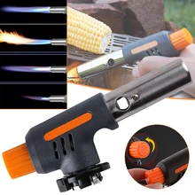 BBQ Flame Gun Gas Torch Flamethrower Butane Burner Automatic Ignition Adjustable Flame with Safety Lock for BBQ Camping Hiking
BBQ Flame Gun Gas Torch Flamethrower Butane Burner Automatic Ignition Adjustable Flame with Safety Lock for BBQ Camping Hiking