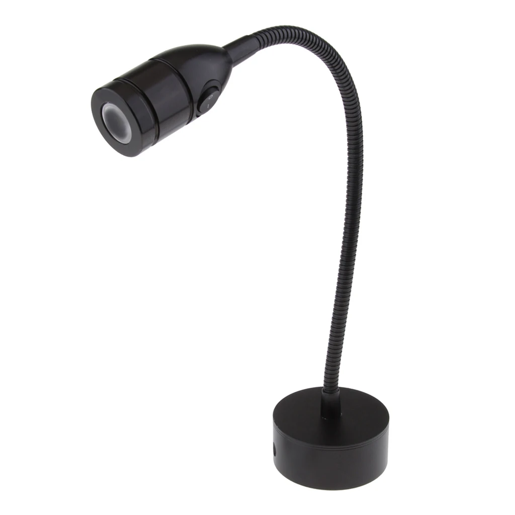 2W 6000K LED FLEXIBLE GOOSENECK READING CHART/MAP LIGHT with SWITCH 2W 6000K LED FLEXIBLE GOOSENECK READING CHART/MAP LIGHT with SWITCH