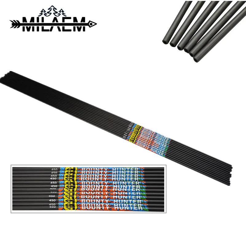 24 Pcs/lot Archery Spine 450 Carbon Arrow Shaft OD 5.7 mm ID 3.2mm Pure Carbon Shaft Bow And Arrow Accessories
24 Pcs/lot Archery Spine 450 Carbon Arrow Shaft OD 5.7 mm ID 3.2mm Pure Carbon Shaft Bow And Arrow Accessories