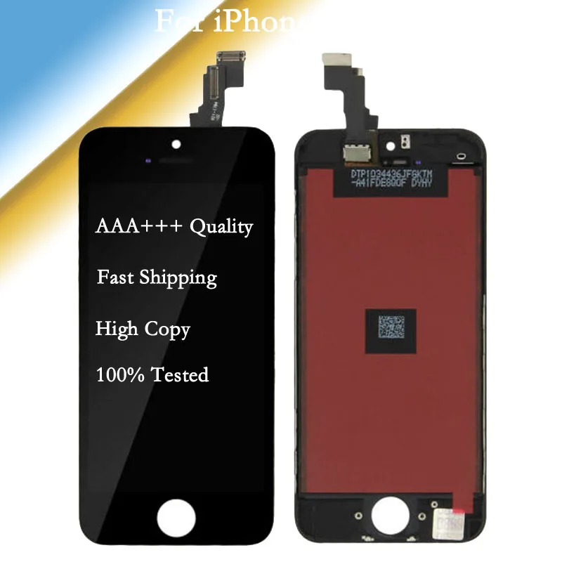 AAA+++ Quality LCD For iPhone 5C Screen Display 100% Tested Touch Screen Digitizer Assembly Replacement High Copy No Dead Pixel
AAA+++ Quality LCD For iPhone 5C Screen Display 100% Tested Touch Screen Digitizer Assembly Replacement High Copy No Dead Pixel
