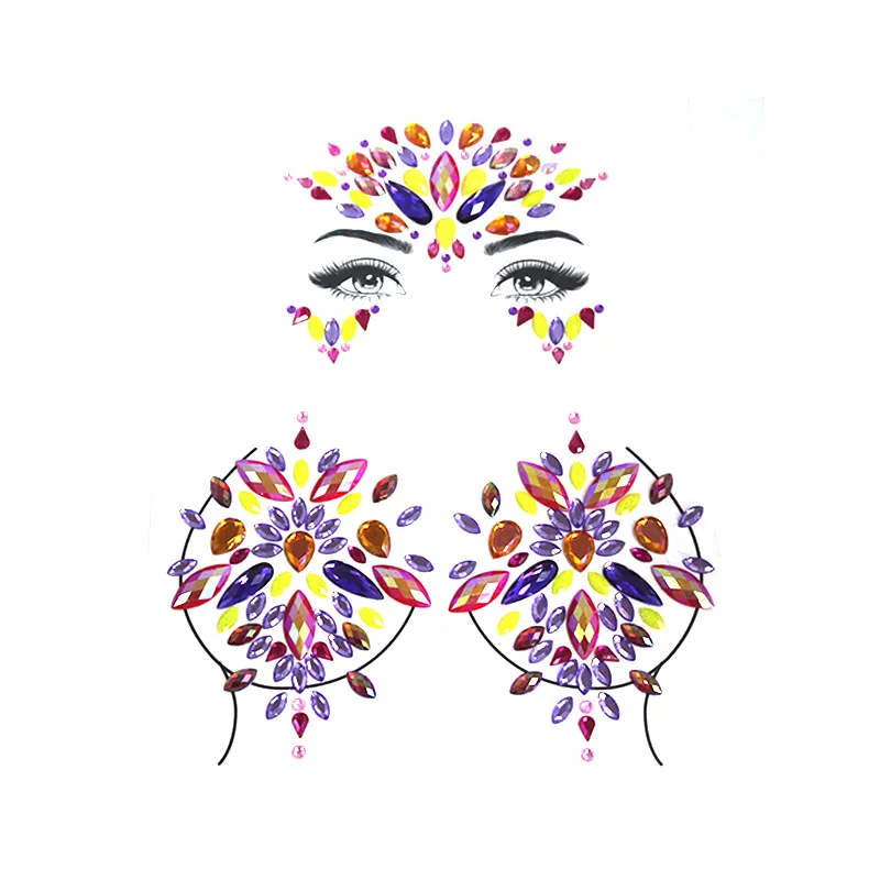 New Sexy Breast Crystal Resin Diamond Tattoo Sticker Bar Music Festival Carnival Party Acrylic Rhinestone Breast Decoration Lady
New Sexy Breast Crystal Resin Diamond Tattoo Sticker Bar Music Festival Carnival Party Acrylic Rhinestone Breast Decoration Lady