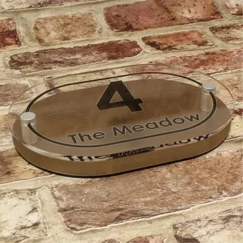 200x140mm Brushed Copper Effect House number Personalised Modern House Sign Name and Number (oval)
200x140mm Brushed Copper Effect House number Personalised Modern House Sign Name and Number (oval)