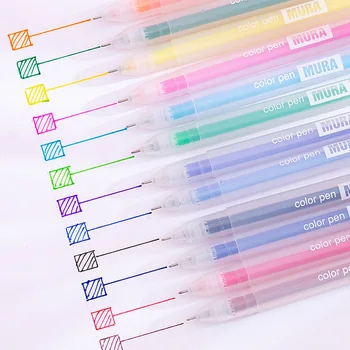 12Pcs Kawaii Painting Color Gel Pens Cute Scrub Highlighter Pens Creative Transparent Pen For Girl Gift School Office Supplies
12Pcs Kawaii Painting Color Gel Pens Cute Scrub Highlighter Pens Creative Transparent Pen For Girl Gift School Office Supplies