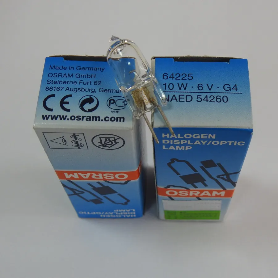 for Halogen Lamp 6V10W G4 M29 capsule ESA / FHD 64225 6v 10w
for Halogen Lamp 6V10W G4 M29 capsule ESA / FHD 64225 6v 10w