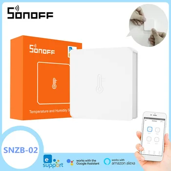 SONOFF SNZB-02 Temperature And Humidity Sensor Real Time LowBattery Notification Work With SONOFF ZigBee Control
SONOFF SNZB-02 Temperature And Humidity Sensor Real Time LowBattery Notification Work With SONOFF ZigBee Control