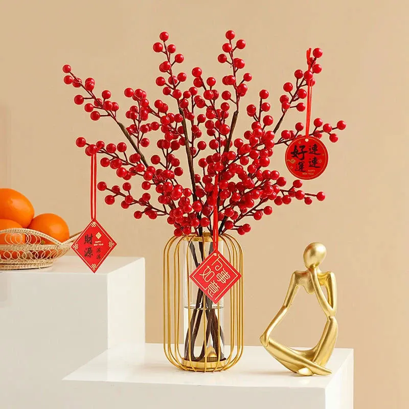 Artificial Plants Holly Fortune Fruit Christmas Berry Red Acacia Bean Fortune Fruit Wedding Home Arrangement Decor Photo Props
Artificial Plants Holly Fortune Fruit Christmas Berry Red Acacia Bean Fortune Fruit Wedding Home Arrangement Decor Photo Props