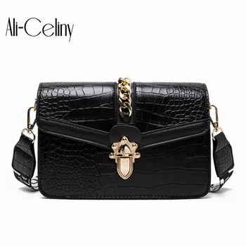 Brand Original Design 2020 Women's For Bag With Crocodile Pattern Chain Messenger Bag
Brand Original Design 2020 Women's For Bag With Crocodile Pattern Chain Messenger Bag