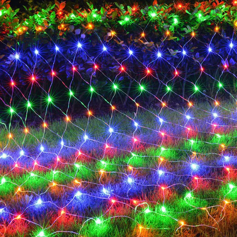 8 Modes LED Fish Net String Lights Outdoor 1.5*1.5M/2*2M/3*2M Garland Fairy Curtain Lights For Garden Party Christmas Decoration
8 Modes LED Fish Net String Lights Outdoor 1.5*1.5M/2*2M/3*2M Garland Fairy Curtain Lights For Garden Party Christmas Decoration