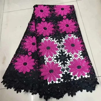 High Quality Embroidery Guipure Water African Milk Silk Cord Soluble Print Lace Fabric Nice Flower Design For Dress 5Yards/lot
High Quality Embroidery Guipure Water African Milk Silk Cord Soluble Print Lace Fabric Nice Flower Design For Dress 5Yards/lot