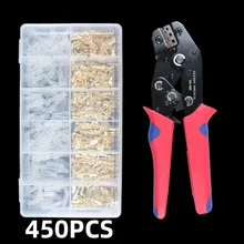 Battery Terminals Spring Plug Wire Tips Heat Shrink Set Electric Connectors Tool Insulated Crimp Terminal 2.8/4.8/6.3mm SN-48B
Battery Terminals Spring Plug Wire Tips Heat Shrink Set Electric Connectors Tool Insulated Crimp Terminal 2.8/4.8/6.3mm SN-48B