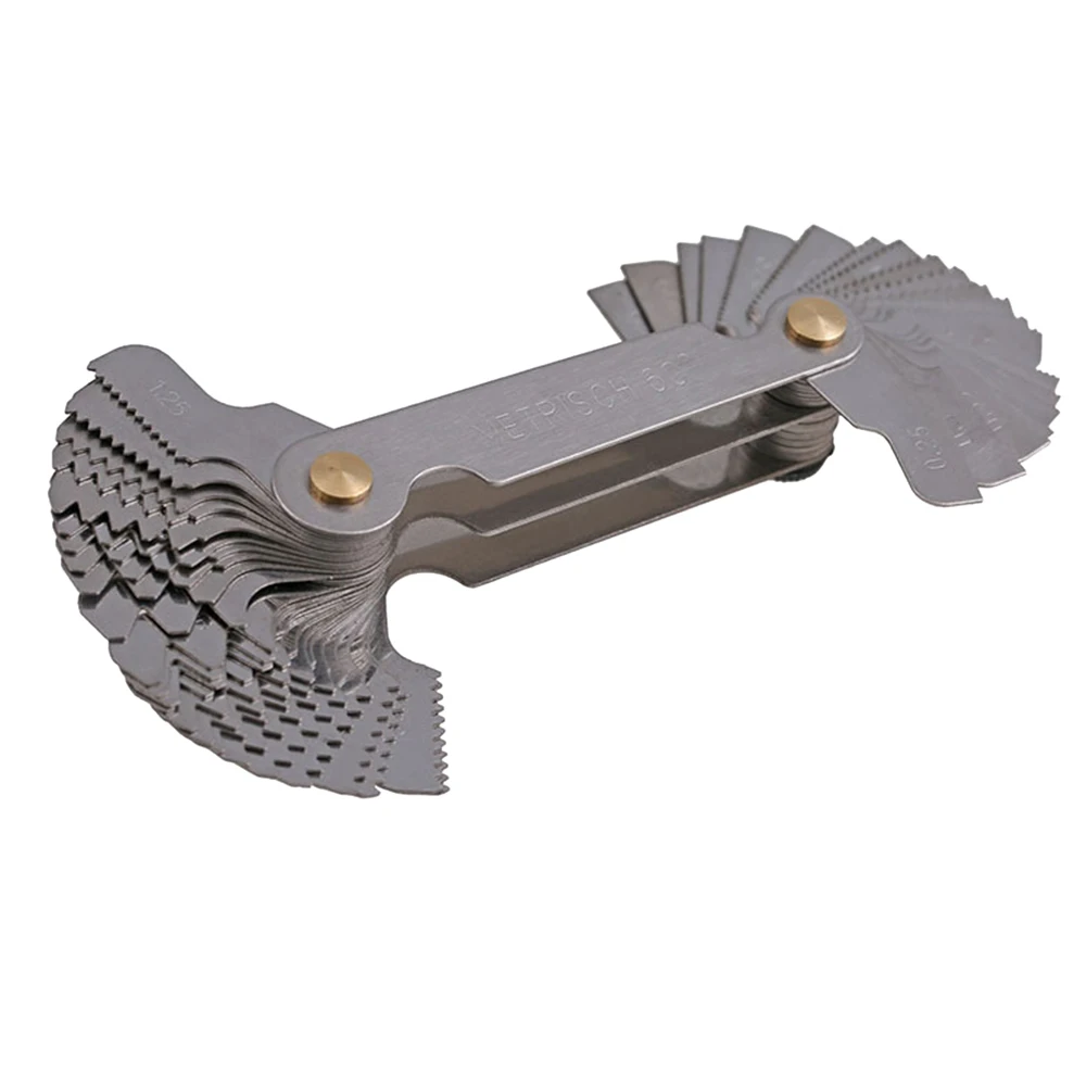 measuring gauge double-head metric thread pitch gauge for measuring instruments Thread gauge metric/inch system
measuring gauge double-head metric thread pitch gauge for measuring instruments Thread gauge metric/inch system
