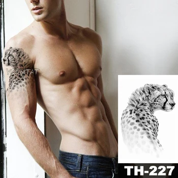 Waterproof Temporary Tattoo Sticker Sketch realistic leopard pattern animals Water Transfer body art flash fake tatoo
Waterproof Temporary Tattoo Sticker Sketch realistic leopard pattern animals Water Transfer body art flash fake tatoo