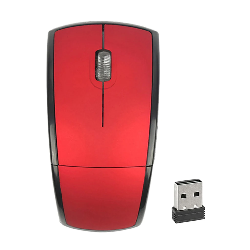 Office Home Travel Portable Wireless Mouse 2.4G Computer Mouse Foldable Folding Optical Mice USB Receiver for Laptop PC Computer
Office Home Travel Portable Wireless Mouse 2.4G Computer Mouse Foldable Folding Optical Mice USB Receiver for Laptop PC Computer