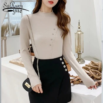 Solid Pullover women sweater 2019 autumn winter Turtleneck Sweater elegant Knitted Slim Sweaters Tops 6663 50
Solid Pullover women sweater 2019 autumn winter Turtleneck Sweater elegant Knitted Slim Sweaters Tops 6663 50