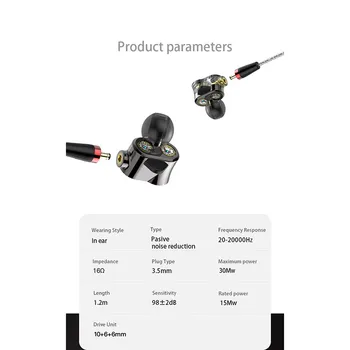 Z6 bluetooth Earphone Three Units 3.5mm In-ear Earbuds Sport Stereo Bass HIFI Wired Headset With Microphone For Xiaomi
Z6 bluetooth Earphone Three Units 3.5mm In-ear Earbuds Sport Stereo Bass HIFI Wired Headset With Microphone For Xiaomi