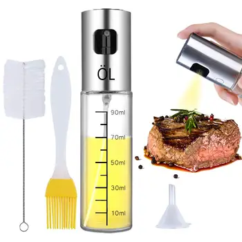 4 Pcs Oil Sprayer Dispenser Set Oil Spray Bottle Stainless Steel Oil Liquid Dispenser With Cleanning Brush Kitchen BBQ Baking
4 Pcs Oil Sprayer Dispenser Set Oil Spray Bottle Stainless Steel Oil Liquid Dispenser With Cleanning Brush Kitchen BBQ Baking