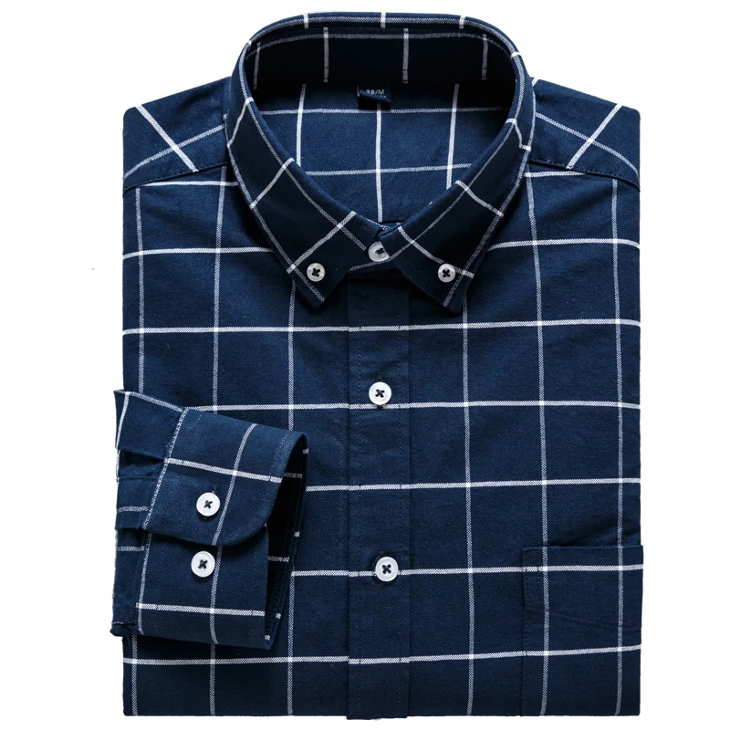 Men's Long Sleeve Plaid Checked Button Down Casual Shirts with Left Chest Pocket Standard-fit Comfortable Soft Cotton Shirt
Men's Long Sleeve Plaid Checked Button Down Casual Shirts with Left Chest Pocket Standard-fit Comfortable Soft Cotton Shirt