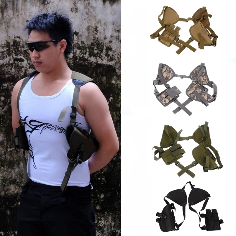Tactical Universal Pistol Gun Holster Nylon Shoulder Holster Right Hand Concealed Holster Hunting Airsoft Gun Case
Tactical Universal Pistol Gun Holster Nylon Shoulder Holster Right Hand Concealed Holster Hunting Airsoft Gun Case