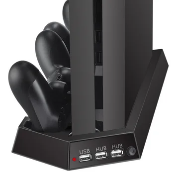 Vertical Stand 2 Cooling Cooler Fan Dual Controllers Charging Station Charger Dock 2 USB HUB Port for Playstation 4 PS4 Console
Vertical Stand 2 Cooling Cooler Fan Dual Controllers Charging Station Charger Dock 2 USB HUB Port for Playstation 4 PS4 Console