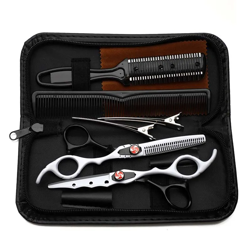 Hair Scissors Set with Bag Thinning Shears Cutting Scissors Cloth Shaving Comb Steel Clip Double Head Combs Hair Cutting Tools
Hair Scissors Set with Bag Thinning Shears Cutting Scissors Cloth Shaving Comb Steel Clip Double Head Combs Hair Cutting Tools