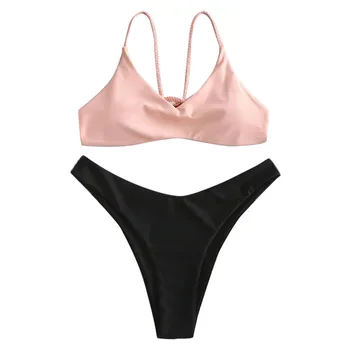 WOMAIL Spaghetti Straps Soft Pad Thong Lingerie Set Solid Color Underwear Women Lingerie Set Lenceria Mujer Brazilian 20Jan03
WOMAIL Spaghetti Straps Soft Pad Thong Lingerie Set Solid Color Underwear Women Lingerie Set Lenceria Mujer Brazilian 20Jan03