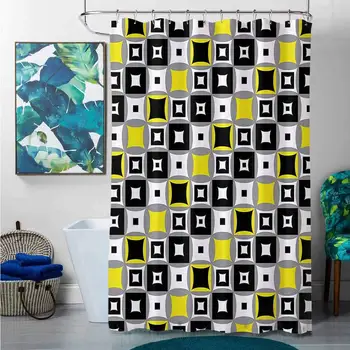 Shower Curtains Liner Geometric Decor Collection,Checkered Diagonal Squared Fancy Trendsetting Pattern Creative Design Image
Shower Curtains Liner Geometric Decor Collection,Checkered Diagonal Squared Fancy Trendsetting Pattern Creative Design Image