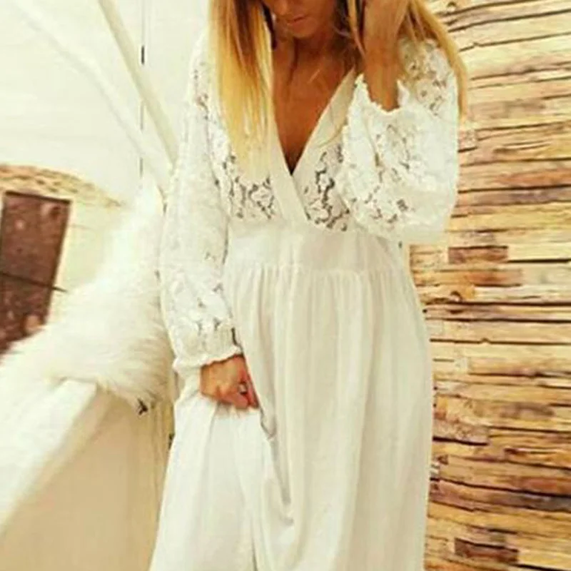 Womens Dress Ladies Long Sleeves Fashion Cocktail Embroidery Maxi V Neck Elegant Plus Size Loose Fit
Womens Dress Ladies Long Sleeves Fashion Cocktail Embroidery Maxi V Neck Elegant Plus Size Loose Fit