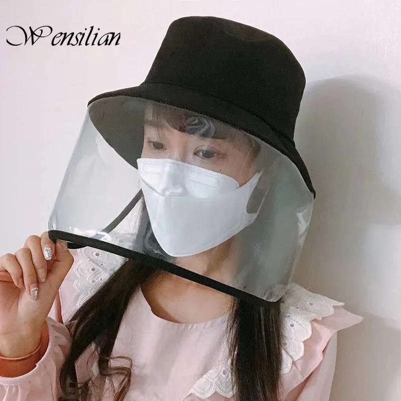 Dual-use Sun Hat Protective Face Shield Cover Hat Anti Spitting Saliva Drool Fisherman Cap with Detachable Clear Facial Mask
Dual-use Sun Hat Protective Face Shield Cover Hat Anti Spitting Saliva Drool Fisherman Cap with Detachable Clear Facial Mask