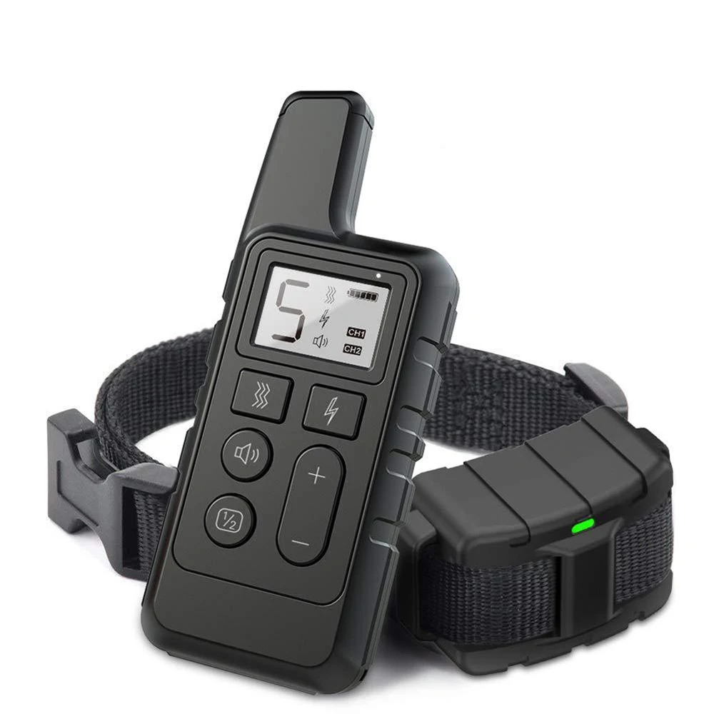 800M Dog Training Collar Pet Electric Remote Control Collar Waterproof Rechargeable Dog Training Tool with LCD Display
800M Dog Training Collar Pet Electric Remote Control Collar Waterproof Rechargeable Dog Training Tool with LCD Display