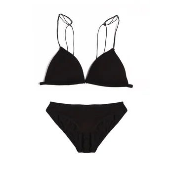Women Sexy No Steel Ring Wire Free Front Closure Bra Lace Floral Briefs Underwear Triangle Cup Bra Set
Women Sexy No Steel Ring Wire Free Front Closure Bra Lace Floral Briefs Underwear Triangle Cup Bra Set
