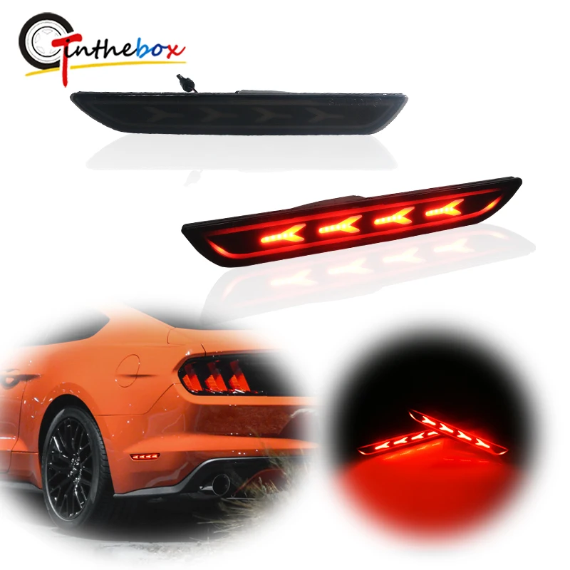 Smoked Lens Red LED 3D Fish Born Design Rear Bumper Side Marker Lights For 2010-2018 Ford Mustang Fender Side Marker Lights 12V
Smoked Lens Red LED 3D Fish Born Design Rear Bumper Side Marker Lights For 2010-2018 Ford Mustang Fender Side Marker Lights 12V