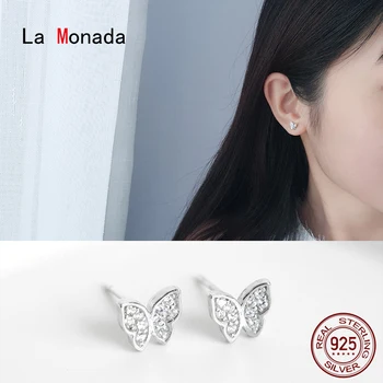 La Monada Stud Earrings For Women Silver 925 Minimalist Butterfly Fine Women Earrings Jewelry Stud Earrings 925 Sterling Silver
La Monada Stud Earrings For Women Silver 925 Minimalist Butterfly Fine Women Earrings Jewelry Stud Earrings 925 Sterling Silver