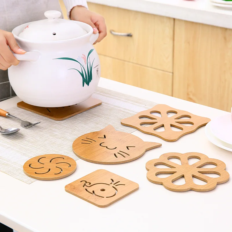 Creative Cute Coaster Wooden Insulation Pad Kitchen Square Round Animal Cartoon Placemat Simple Thickened With Non-Slip 2 Size
Creative Cute Coaster Wooden Insulation Pad Kitchen Square Round Animal Cartoon Placemat Simple Thickened With Non-Slip 2 Size