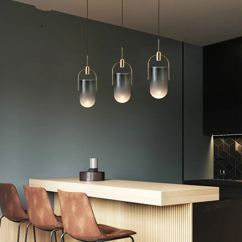 Simple Nordic single head chandelier glass cover restaurant bar cafe personality creative bedside pendant lamp YHJ013114 
Simple Nordic single head chandelier glass cover restaurant bar cafe personality creative bedside pendant lamp YHJ013114