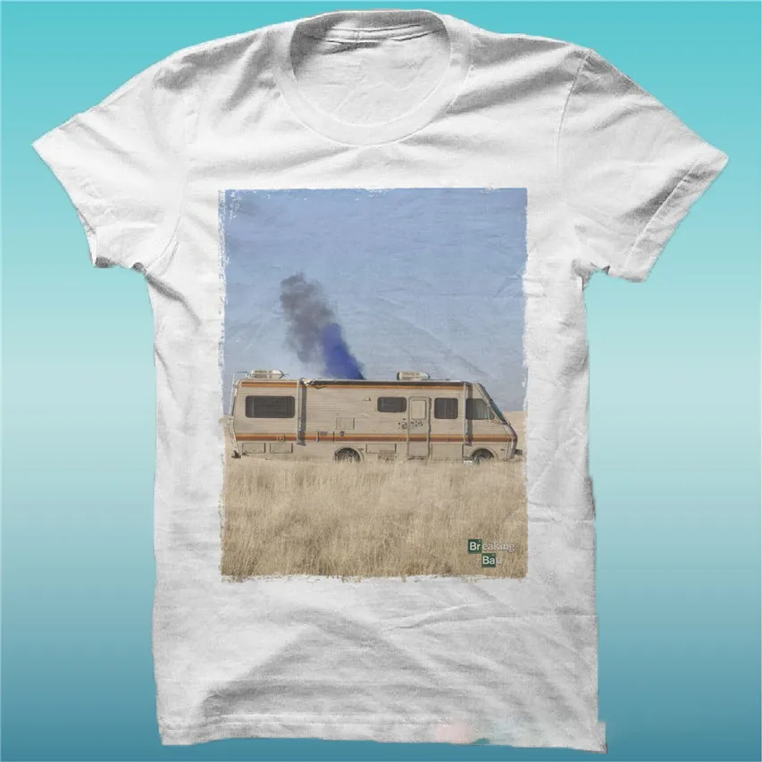 

T-SHIRT MAGLIA UOMO " CAMPER Breaking Bad " IDEA REGALO ROAD TO HAPPINESS Summer Tee Tshirt