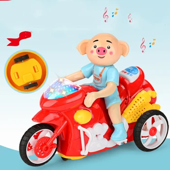 Electric Pets Cute Pig Music Light Three-Wheel Motorcycle Model Baby Kids Children Toy Gift
Electric Pets Cute Pig Music Light Three-Wheel Motorcycle Model Baby Kids Children Toy Gift