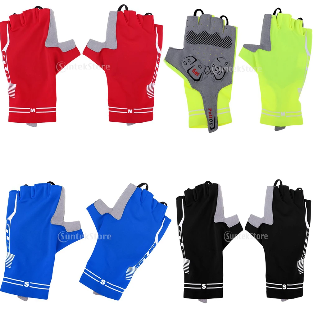 Perfeclan Summer Breathable Cycling Motorcycle Half Finger Gloves Gel Padded Glove Work Out Fitness Glove Men Women S-XL Perfeclan Summer Breathable Cycling Motorcycle Half Finger Gloves Gel Padded Glove Work Out Fitness Glove Men Women S-XL