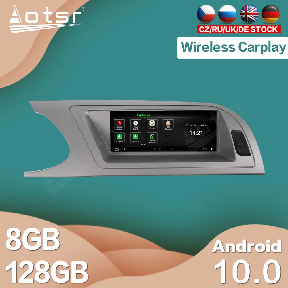 Магнитола на Android, автомобильный магнитофон для Audi A5 2009, 2010, 2011, 2012-2015, GPS-навигация, мультимедийный плеер, Стерео Авторадио, головное устройство
Магнитола на Android, автомобильный магнитофон для Audi A5 2009, 2010, 2011, 2012-2015, GPS-навигация, мультимедийный плеер, Стерео Авторадио, головное устройство