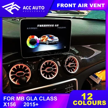 Front Turbine Outlet for Mercedes Benz GLA X156 Front Air Vent LED 12 colors lighting illuminated car interior accessory
Front Turbine Outlet for Mercedes Benz GLA X156 Front Air Vent LED 12 colors lighting illuminated car interior accessory