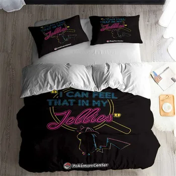 HELENGILI 3D Bedding Set Pokemon Pikachu Print Duvet Cover Set Bedcloth with Pillowcase Bed Set Home Textiles #JL-47
HELENGILI 3D Bedding Set Pokemon Pikachu Print Duvet Cover Set Bedcloth with Pillowcase Bed Set Home Textiles #JL-47