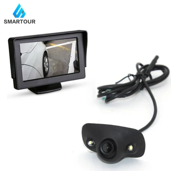Smartour HD Waterproof Parking Monitors System 2 LED Night Vision Car Rear View Camera 4.3 inch Rearview Mirror Front/Side /Lef
Smartour HD Waterproof Parking Monitors System 2 LED Night Vision Car Rear View Camera 4.3 inch Rearview Mirror Front/Side /Lef