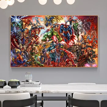 Avenger And Justice League Assemble Canvas Wall Art Painting Superheros Melee Poster And Print Comic Picture Decor For Kid Room 
Avenger And Justice League Assemble Canvas Wall Art Painting Superheros Melee Poster And Print Comic Picture Decor For Kid Room