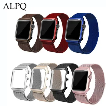 ALPQ Milanese Loop Band Case For Apple iWatch Series5 4 3 2 1 38mm 42 40 44 Stainless Steel Strap Wrist Bracelet Magnetic Buckle
ALPQ Milanese Loop Band Case For Apple iWatch Series5 4 3 2 1 38mm 42 40 44 Stainless Steel Strap Wrist Bracelet Magnetic Buckle