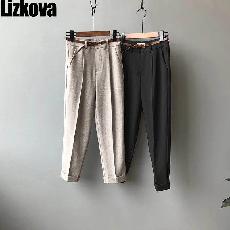 Autumn Woman British Style Solid Color Suit Pants Nine Part Pants Volume Edge Small Western-style Trousers Casual Wear
Autumn Woman British Style Solid Color Suit Pants Nine Part Pants Volume Edge Small Western-style Trousers Casual Wear
