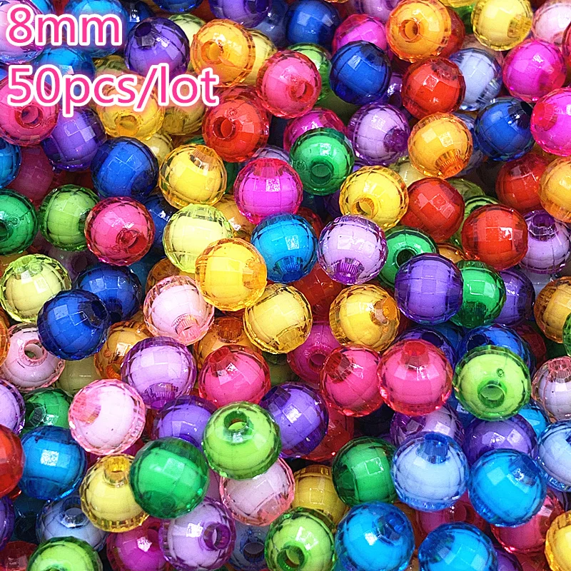 50pcs 8mm Faceted Earth Acrylic Loose Spacer Beads for Jewelry Making DIY Bracelet
50pcs 8mm Faceted Earth Acrylic Loose Spacer Beads for Jewelry Making DIY Bracelet