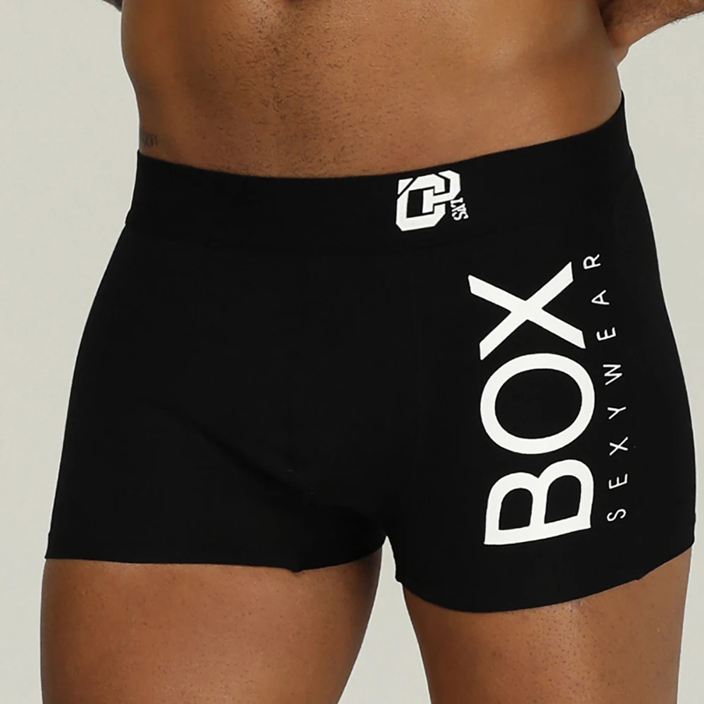 ORLVS мужские боксеры сексуальное нижнее белье Мягкие Длинные шорты из хлопка