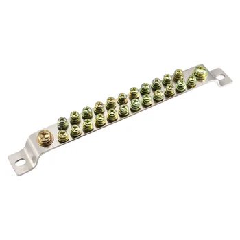 uxcell Copper Screw Terminal Block Connector Bar 100A Double Row Bridge Shape Ground Wire 25 Positions
uxcell Copper Screw Terminal Block Connector Bar 100A Double Row Bridge Shape Ground Wire 25 Positions